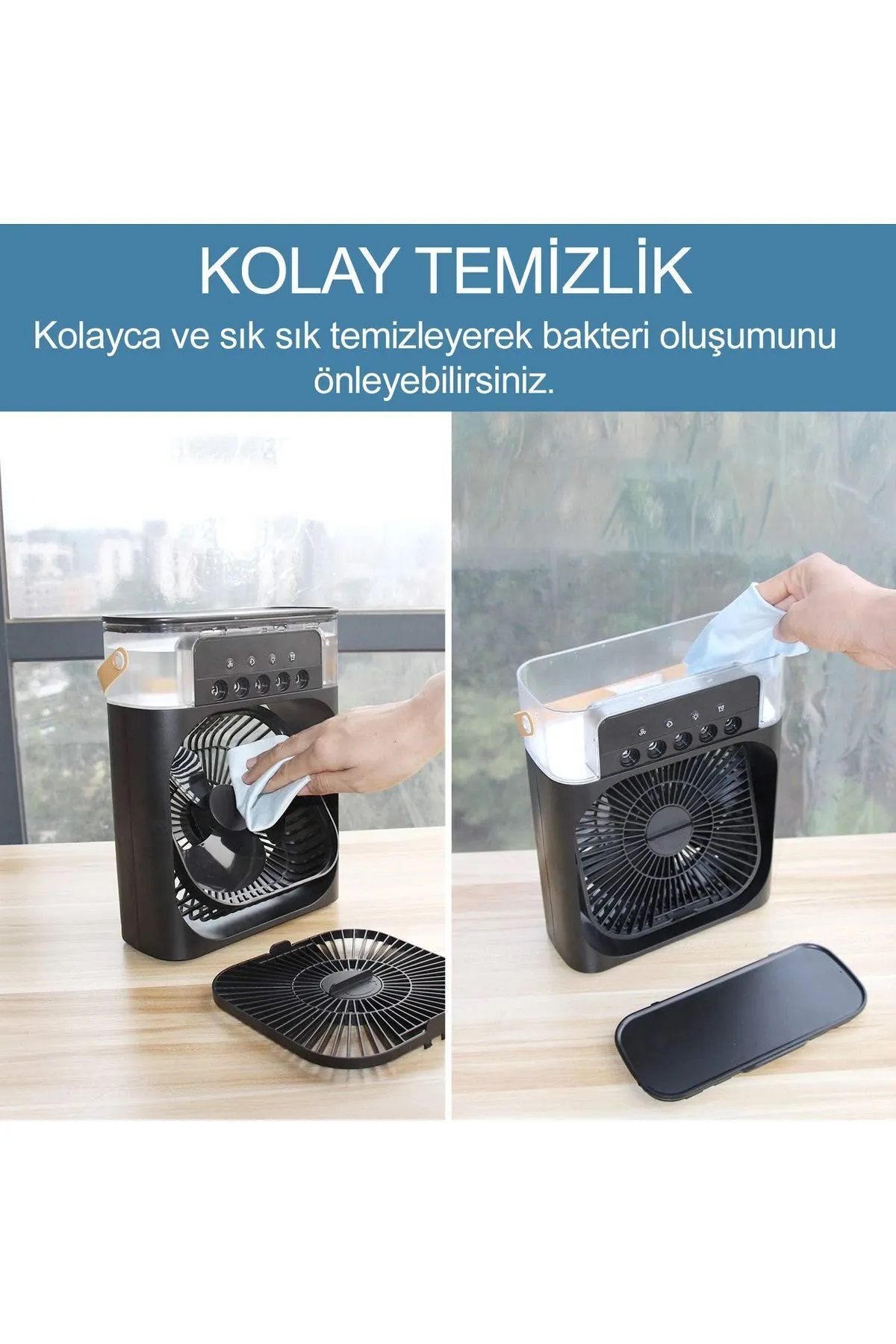 Taşınabilir%20Işıklı%205%20Spreyli%20Vantilatör%20Buzlu%20Buharlı%20Vantilatör%20Mini%20Fan%20Nemlendirici