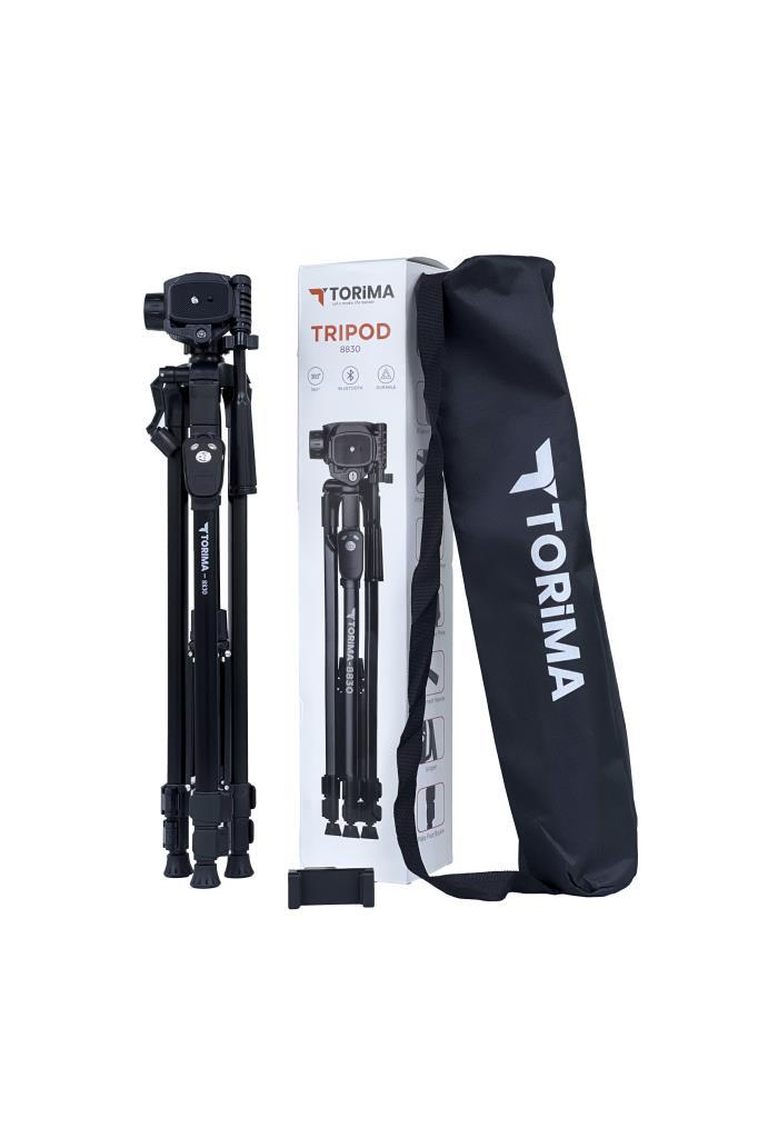 Torima%208830%20Profesyonel%201.2m%20Su%20Terazili%20Kumandalı%20Tripod%20Kamera%20Tripod