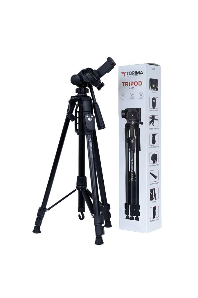 Torima%208830%20Profesyonel%201.2m%20Su%20Terazili%20Kumandalı%20Tripod%20Kamera%20Tripod