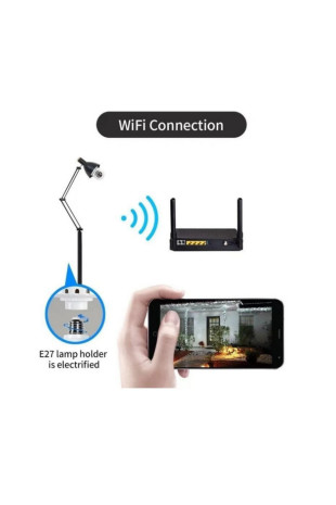 Vothoon%20Wifi%20360%20Panoramik%20Ampul%20Kamera%20Gece%20Görüş%20Ses%20Akıllı%20Hareket%20Algılayıcı%20Güvenlik%20Kamerası