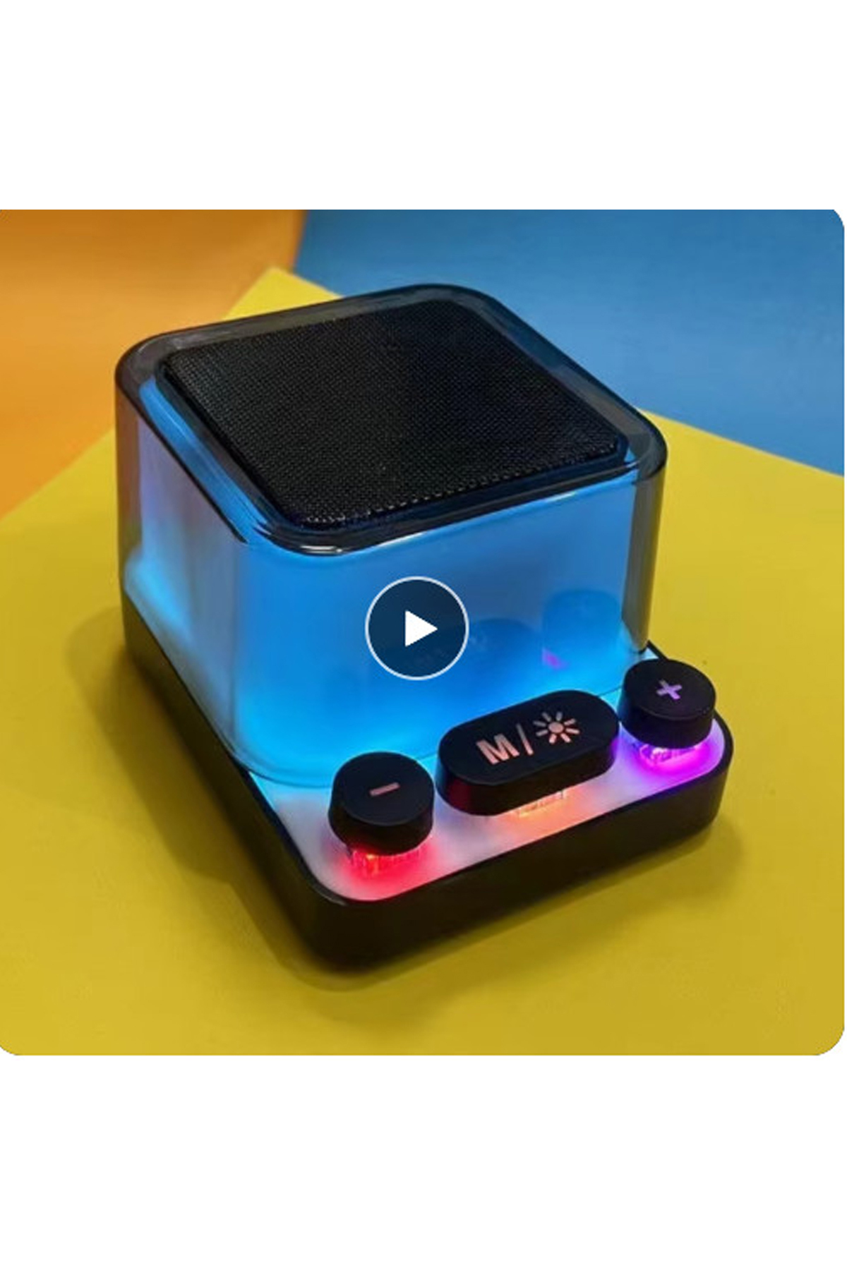 RGB%20Işıklı%20Z6%20Mini%20Ses%20Bombası%20Radyolu%20Usb%20Sd%20Girişli%20Yeni%20Şeffaf%20Klavye%20Tuşlu%20Hoparlör