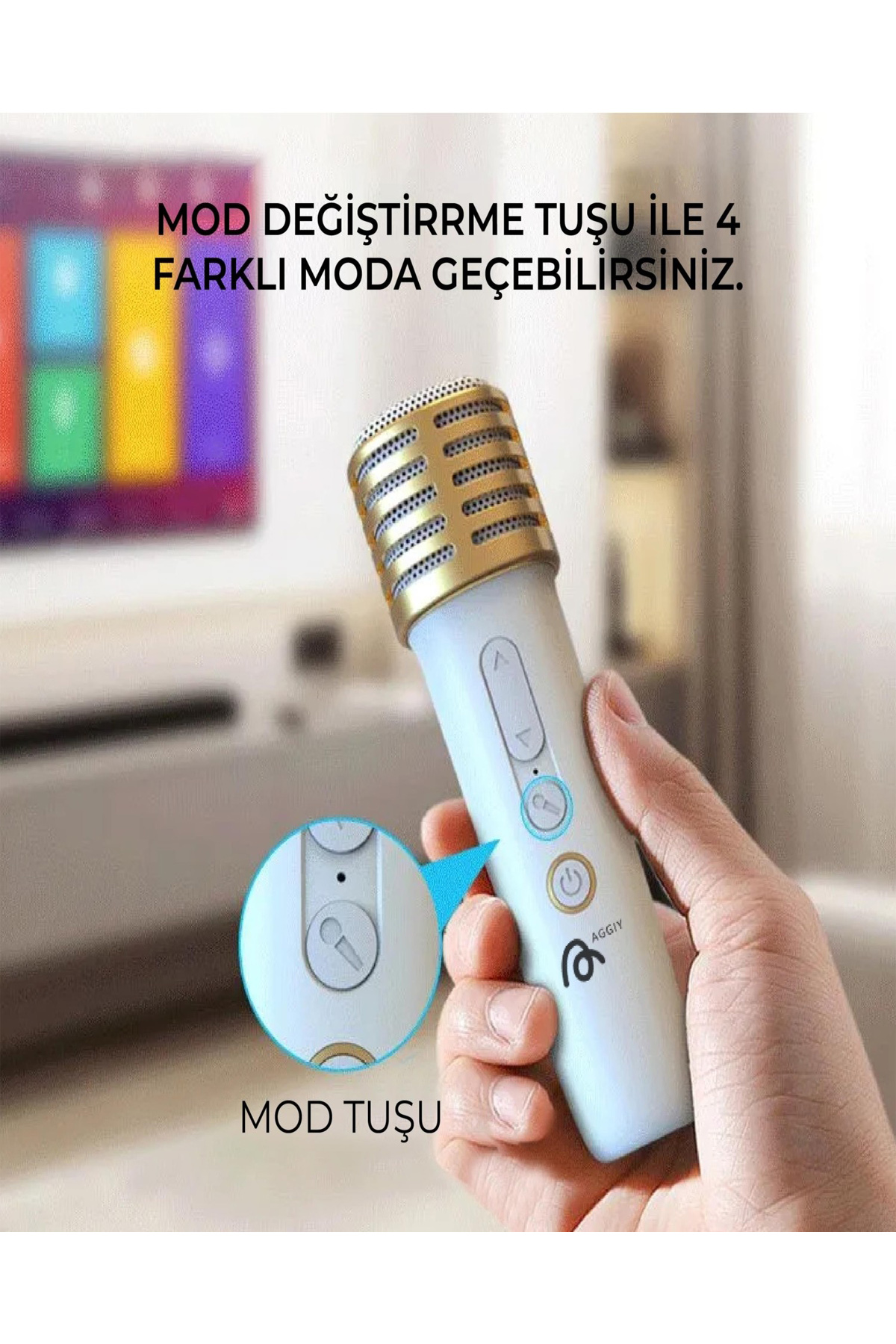 Vothoon%20Karaoke%20Bluetooth%20Hoparlör%20Aggıy%20Ag-S7%20Kablosuz%20Mikrofonlu%20Rgb%20LED%20Parti%20Işıklı