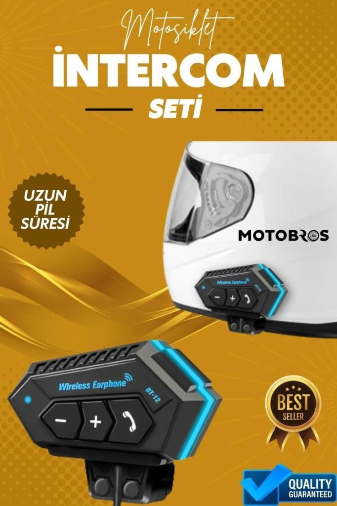 Torima%20BT12%20Motosiklet%20Bluetooth%20Intercom%20Interkom%20Dinleme%20Ve%20Konuşma%20Özellikli%20Su%20Geçirmez%20Kulaklık