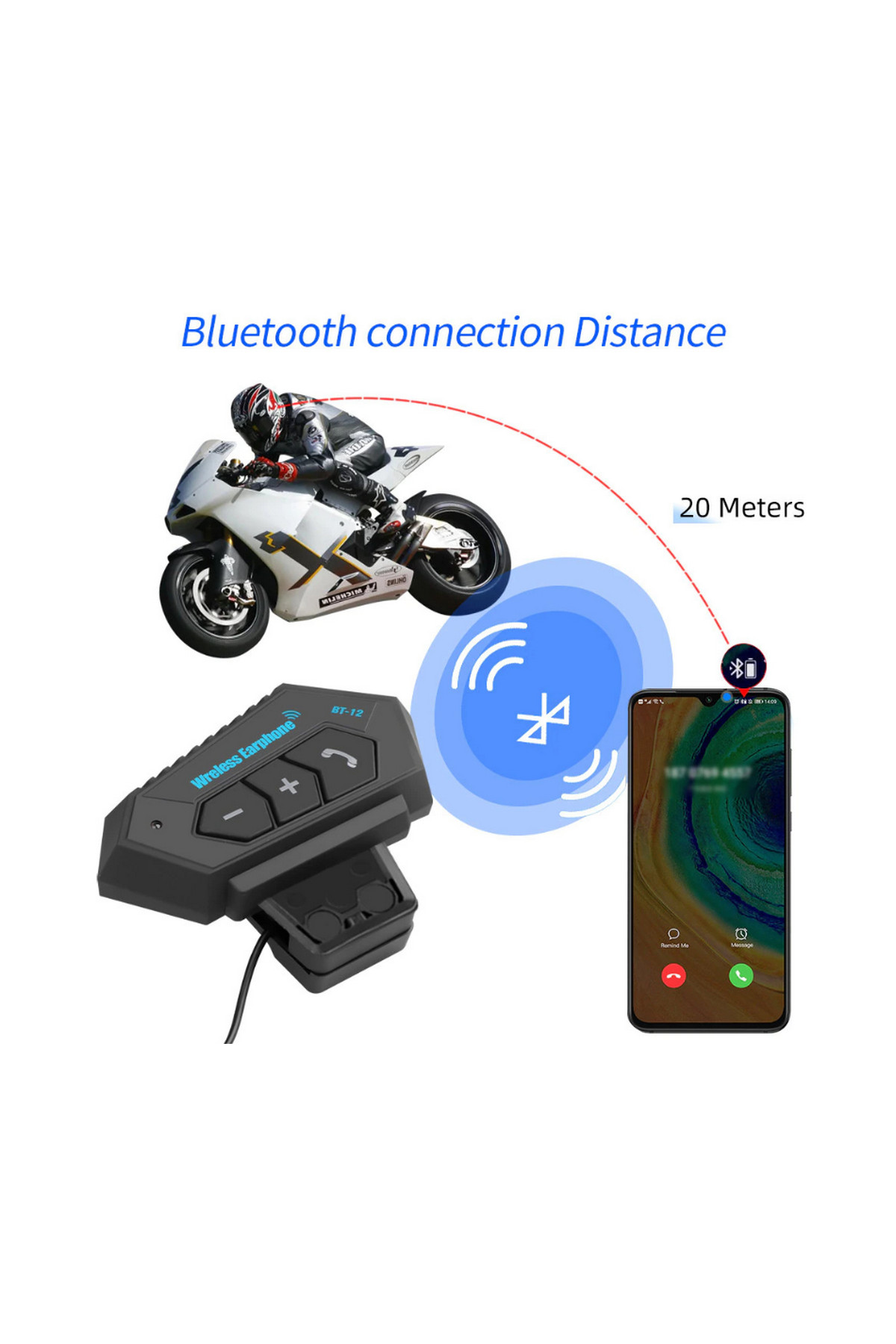 Vothoon%20BT12%20Kask%20Kulaklık%20Bluetooth%20Motosiklet%20Kulaklık%20Interkom%20Motorsiklet%20Kulaklık