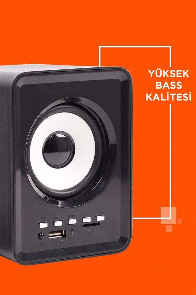 TORİMA%20D23%20Siyah%20Bluetooth%20Hoparlör%203.5mm%20Jack%20Kablolu%20Bilgisayar%20Hoparlörü