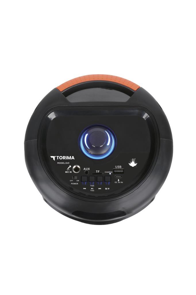 Torima%20D41%20RGB%20Işıklı%20Mikrofonlu%20Bluetooth%20Hoparlör%20Speaker