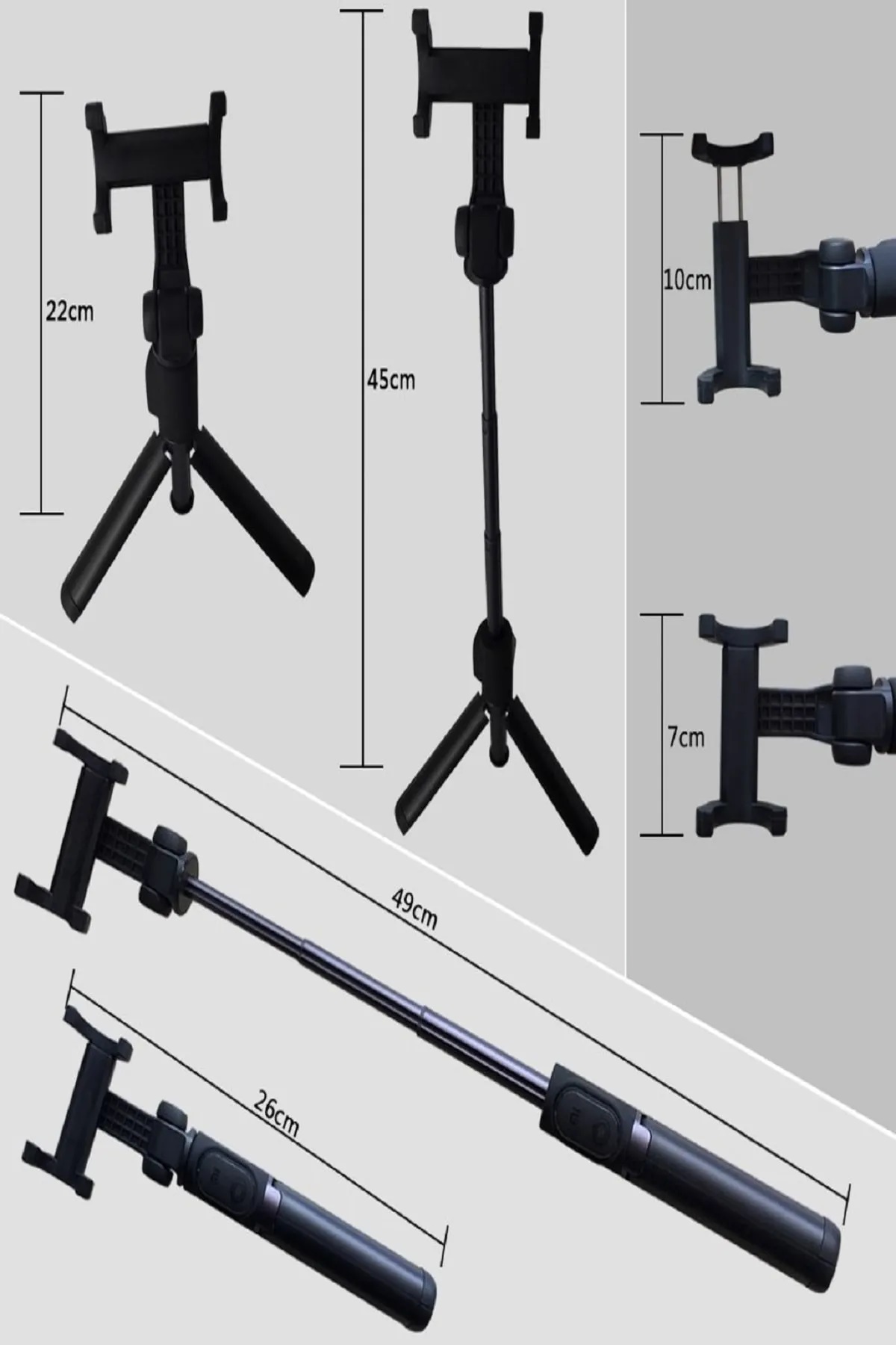 Xiaomi%20Mi%20Tripod%20Bluetooth%20Kumandalı%20Üçü%20Birarada%20Selfie%20Çubuğu