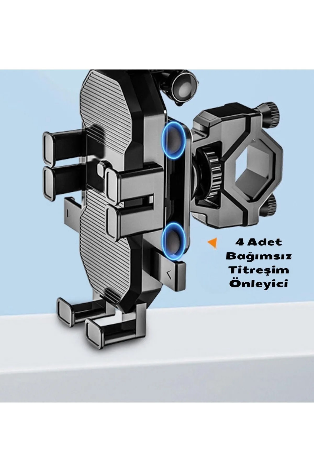 Titreşim%20Önleyicili%20Otomatik%20Tuşlu%20Motorsiklet%20Bisiklet%20ATV%20Tutacağı%20Gidon%20Bağlantılı%20Telefon%20Tutucu