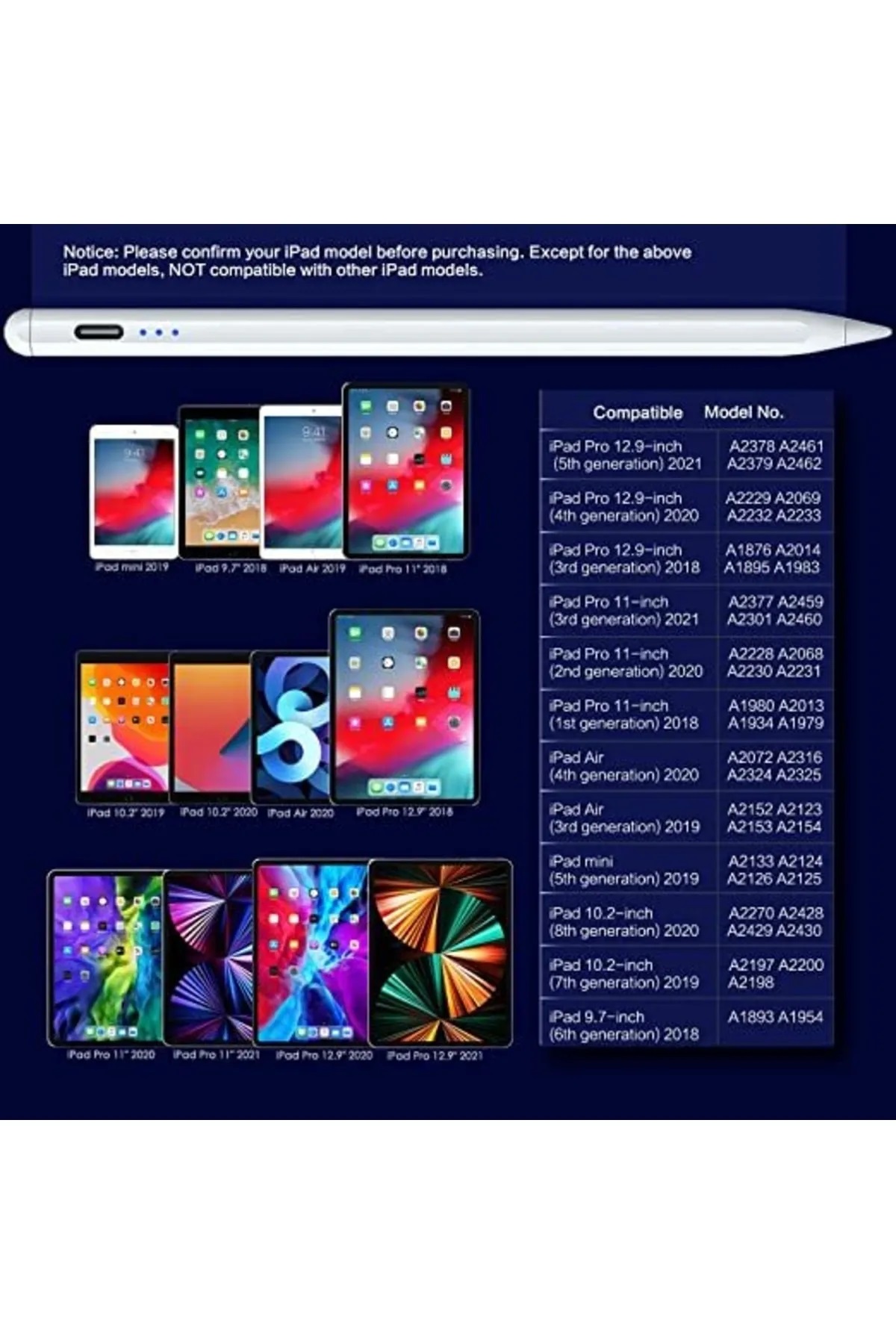 Vothoon%20For%20ios%20Android%20Windows%20Uyumlu%20Tablet%20İpad%20Yazı%20Kalemi%20Yedek%20Uç