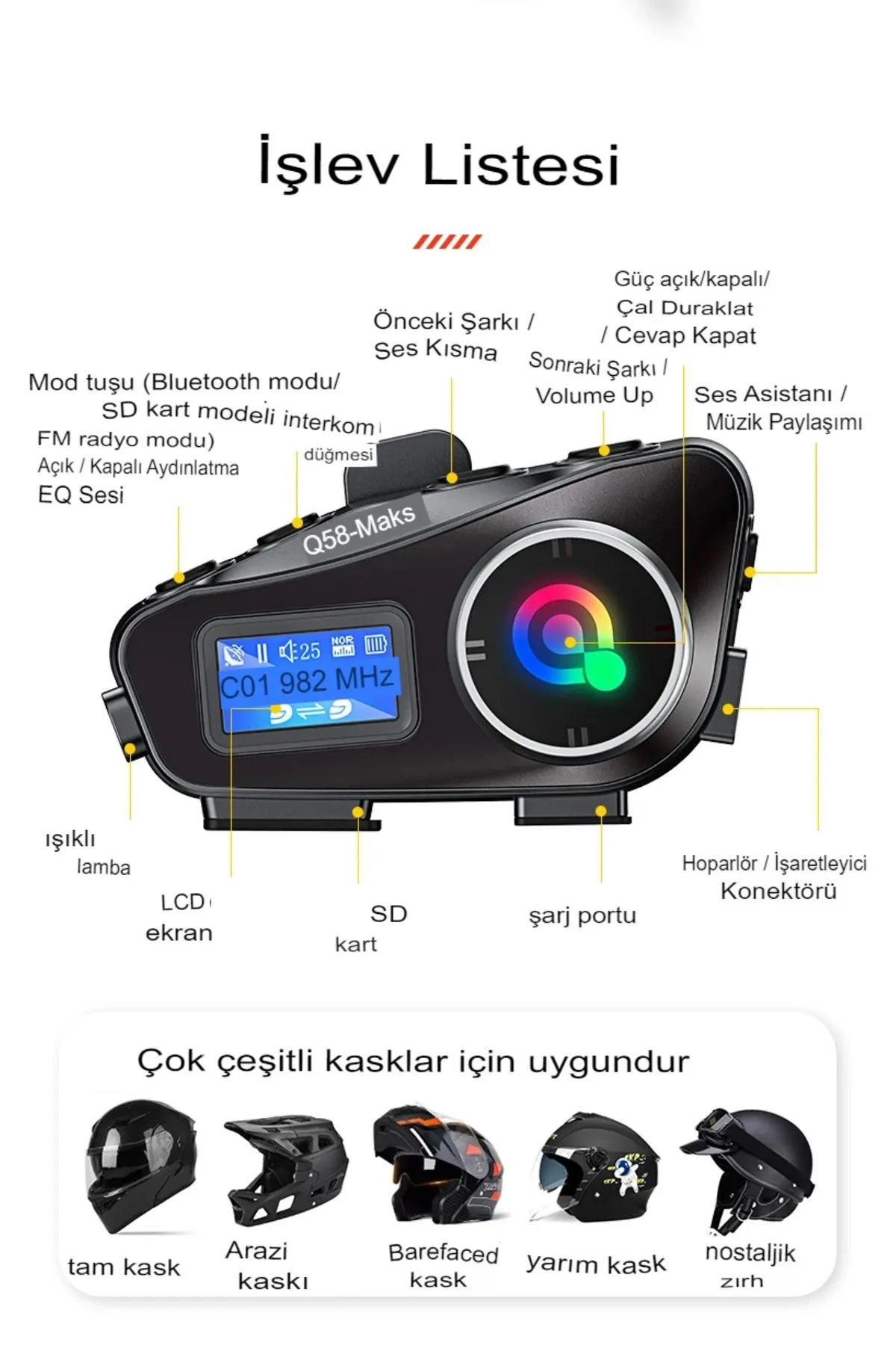 Q58-MAX%20Radyolu%202%20Kişi%20Bağlantılı%20Bluetooth%20Kask%20Kulaklık%20Ekranlı%20Fenerli%20Müzik%20ve%20Telsiz%20Intercom