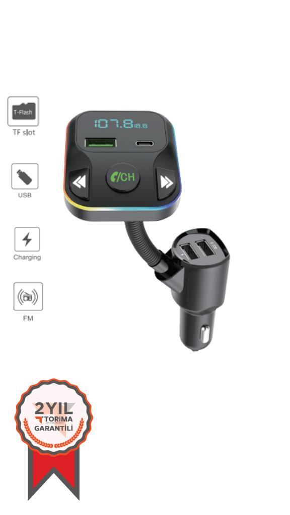 Torima%20G12%20PD%20Şarj%20Özellikli%20Dijital%20Göstergeli%20Bluetooth%20Fm%20Transmitter