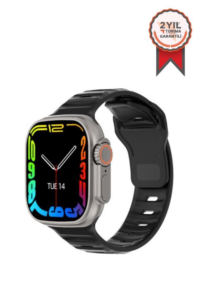 Torima%20Gs8+%20Watch%208%20Ultra%2049mm%20Türkçe%20Siri%20Nfc%20Gps%20Özellikli%20Akıllı%20Saat%202.02%20Inc%20Siyah