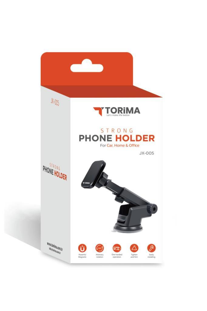 Torima%20JX-005%20Siyah%20Çok%20Amaçlı%20Magnetic%20Car%20Holder%20Araç%20İçi%20Telefon%20Tutucu