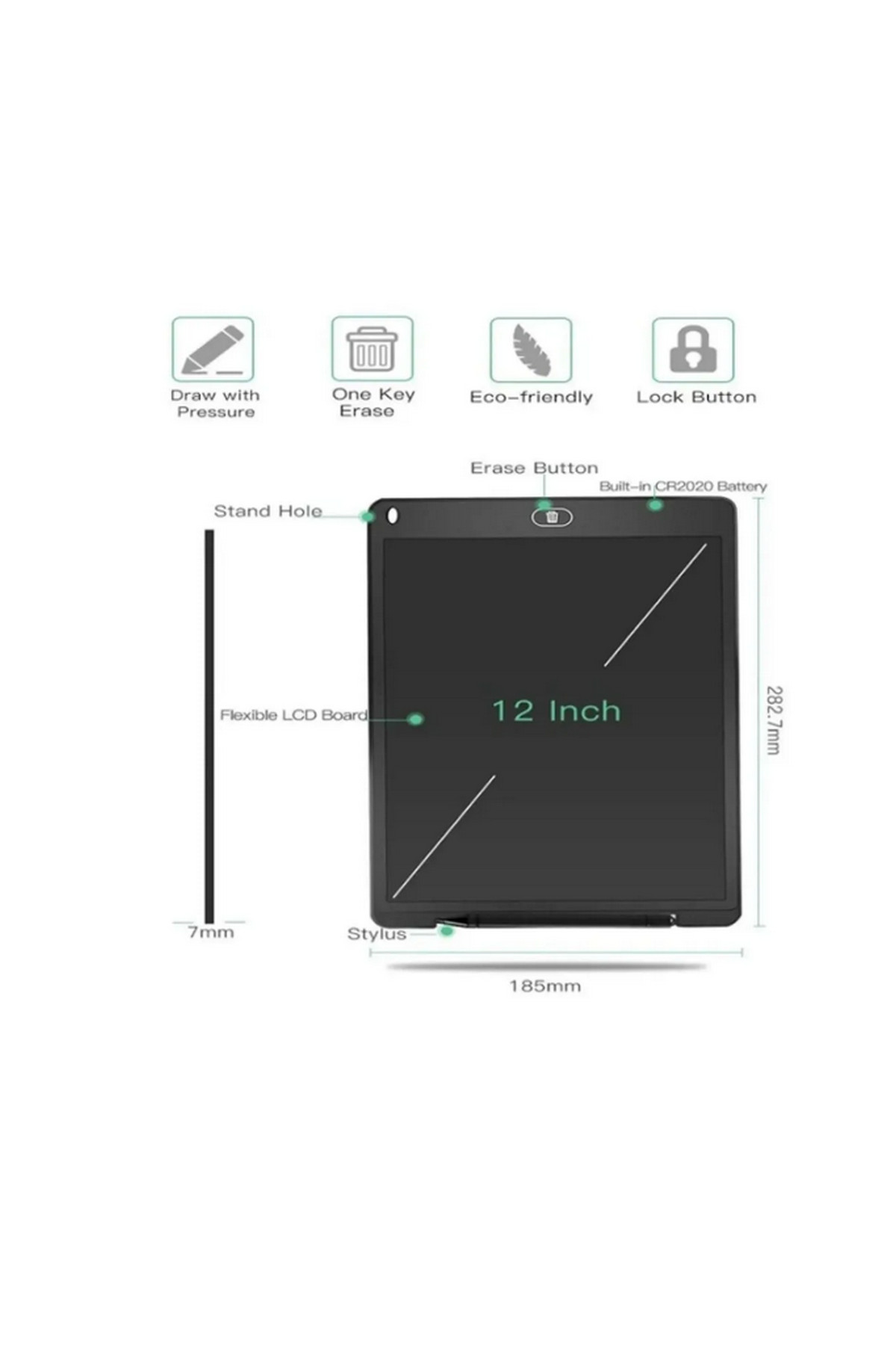 12%20Inc%20Renkli%20Lcd%20Grafik%20Dijital%20Kalemli%20Çizim%20Tableti%20Yazı%20Tahta%20Not%20Yazma%20Eğitim%20Tableti%20Kırmızı