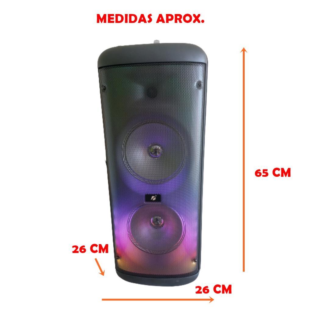 KTS-1626%20Mikrofonlu%20Kumandalı%20Rgb%20Ledli%20Bluetooth%20Hoparlör%20Usb-Tf-Fm%20Radyo%20Siyah