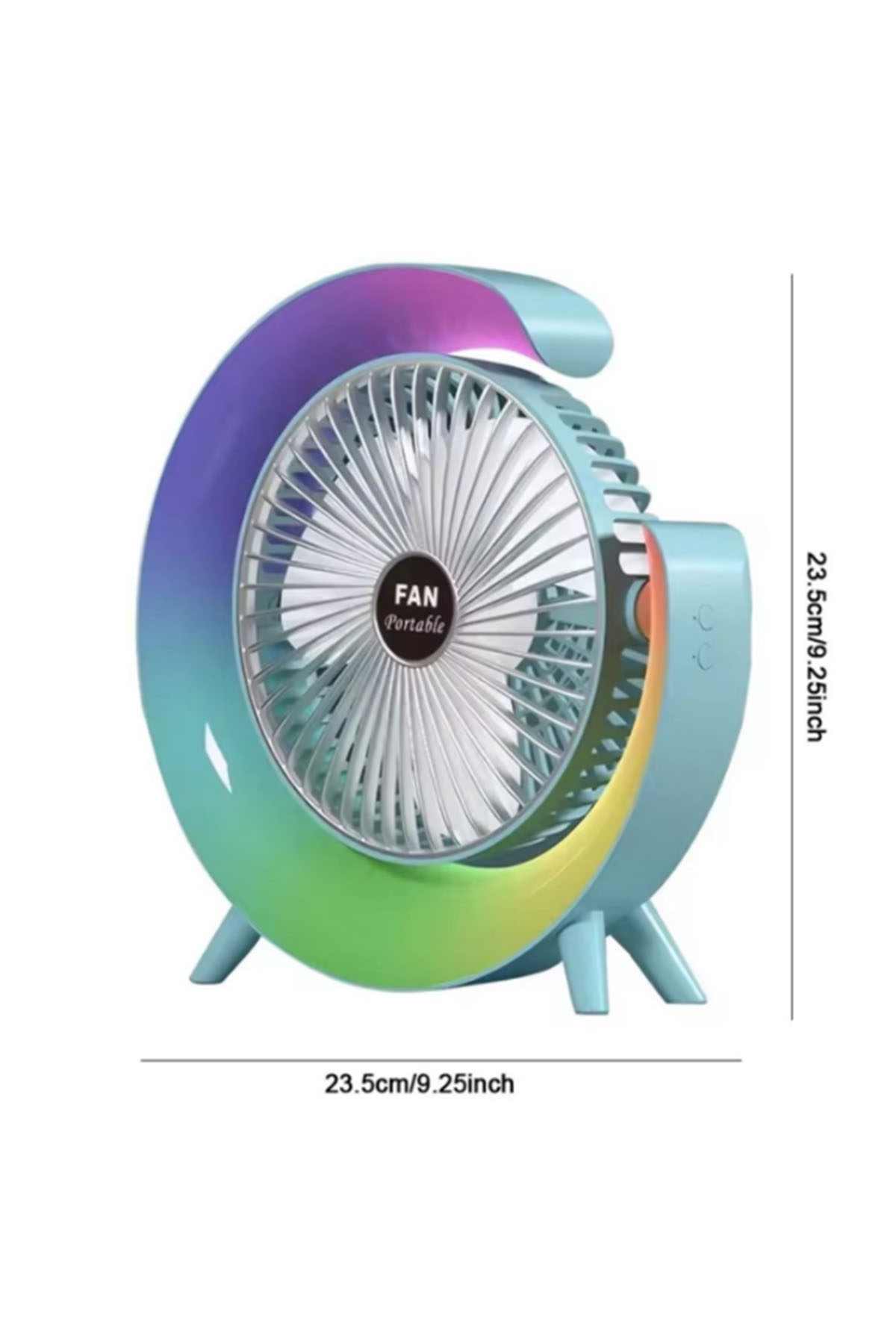 Masaüstü%20Vantilatör%20Usb%20Şarjlı%20Rgb%20Led%20Işıklı%203%20Kademeli%20180°%20Ayarlanabilir%20Soğutucu%20Fan%20Mavi