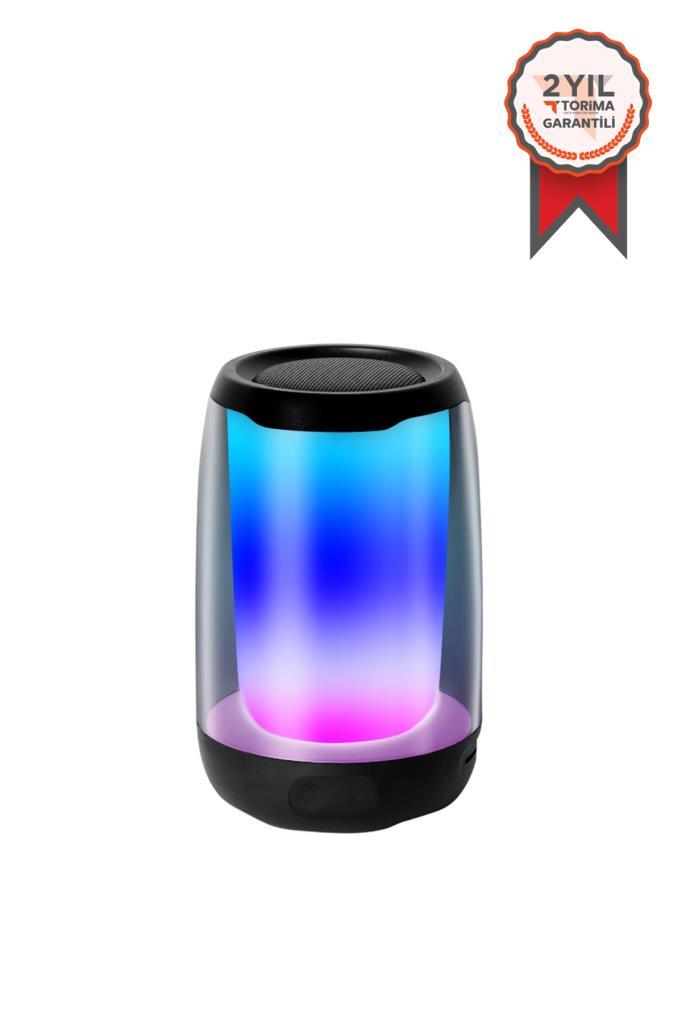 Torima%20PLUSE4%20Mini%20Taşınabilir%20Rgb%20Ledli%20Bluetooth%20Hoparlör%20Siyah