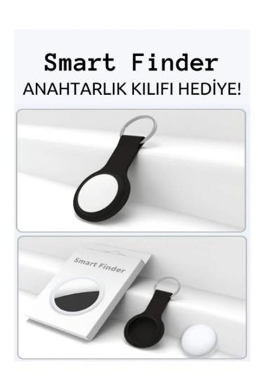 Smart Finder Airtag Akıllı Takip Cihazı - Android ve İos Uyumlu (Anahtarlık Hediye)