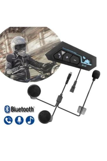 Torima BT22 Bluetooth Motosiklet Kulaklığı Intercom Siyah Motorsiklet Kulaklık