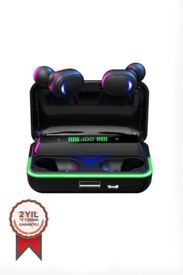 E10 Oyuncu Rgb 5.1 Wireless 1200mah Powerbank Özellikli Kablosuz Bluetooth Kulaklık E10-MİPODS