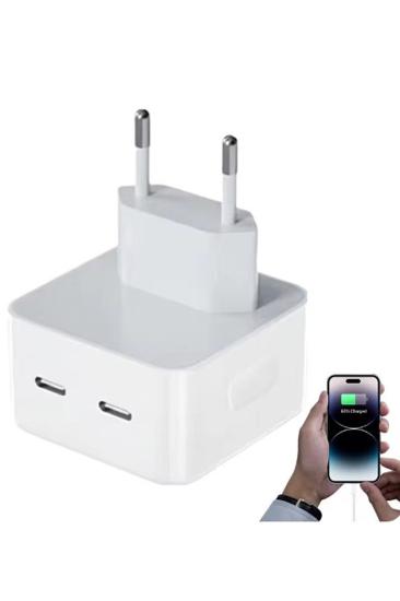 USB portu hızlı şarj aleti taşınabilir PD 3.0 35W cep telefonu şarj adaptörü usb-c port