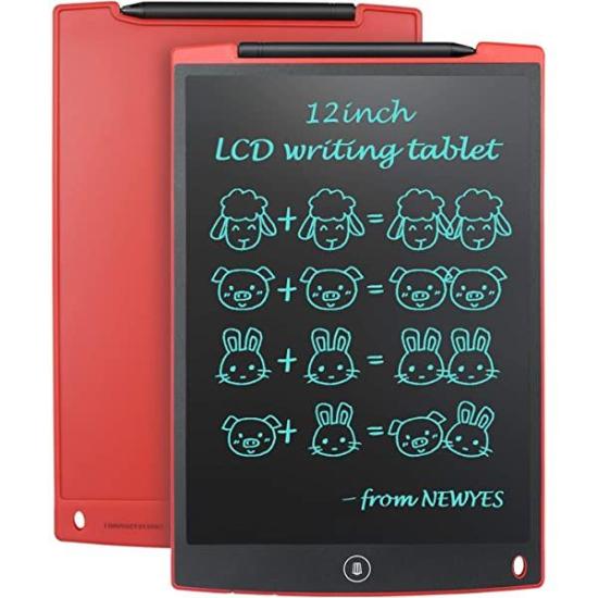 Torima T12 Kırmızı Writing Tablet Lcd 12 Inç Dijital Kalemli Çizim Yazı Tahtası