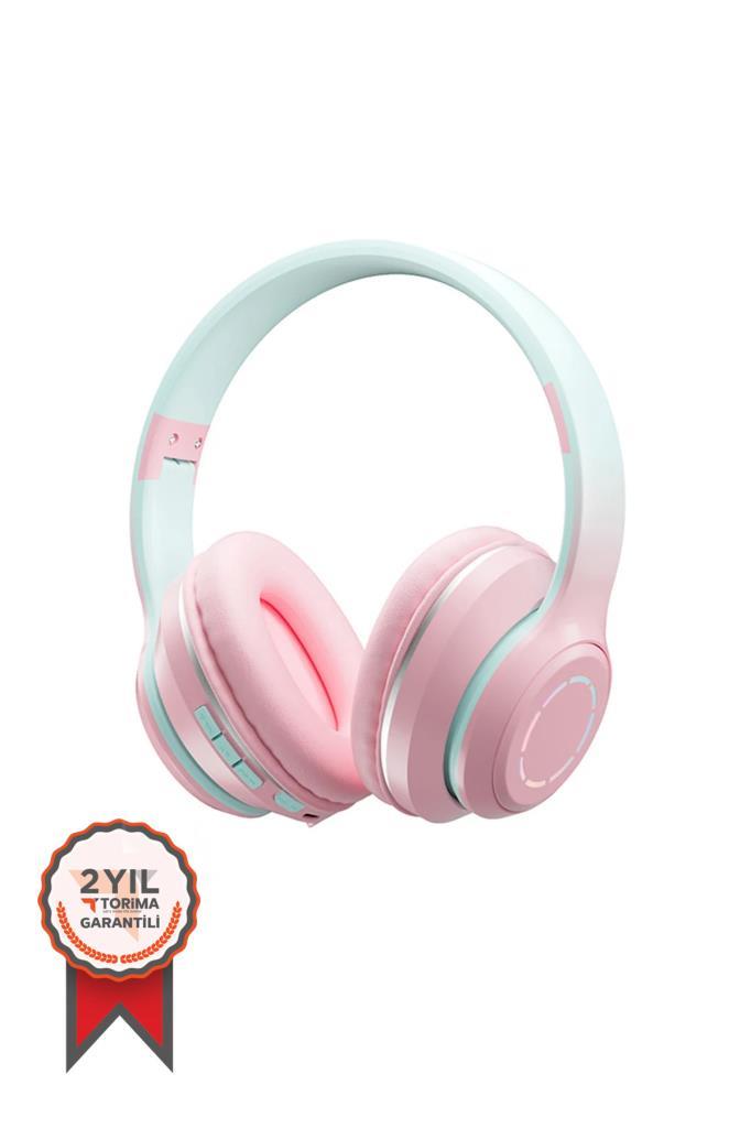 TORİMA%20SN-36%20On-Ear%20Kafa%20Üstü%20Kablosuz%20%20Kulaklık%20Bluetooth%205.1%20%20PİNK