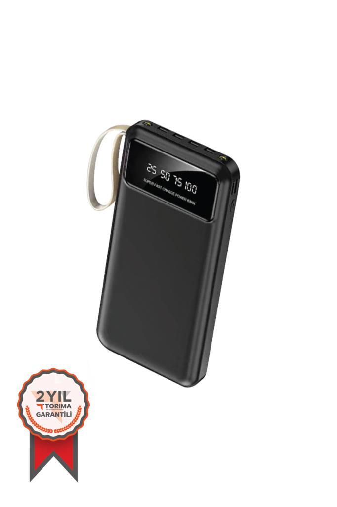 Torima%20Hızlı%20Şarj%20Özellikli%204%20Çıkışlı%2010.000%20Mah%20Powerbank%20Siyah