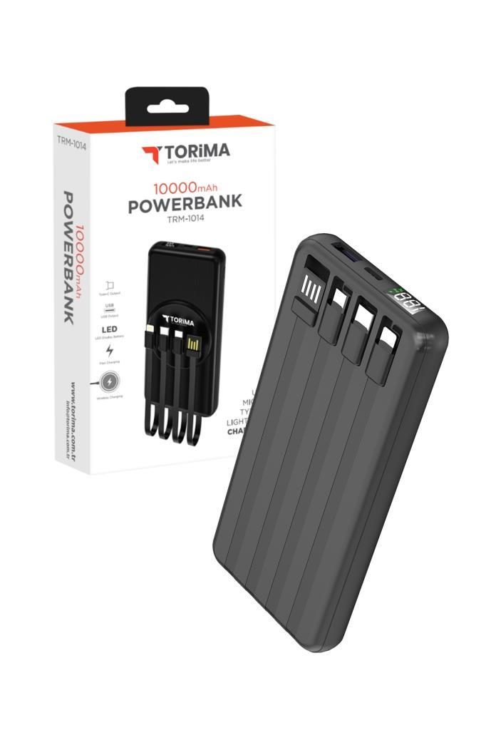 Torima%20TRM-1014%20Siyah%2010.000mAh%20Wirelles%20Dijital%20Göstergeli%20Hızlı%20Şarjlı%20Powerbank