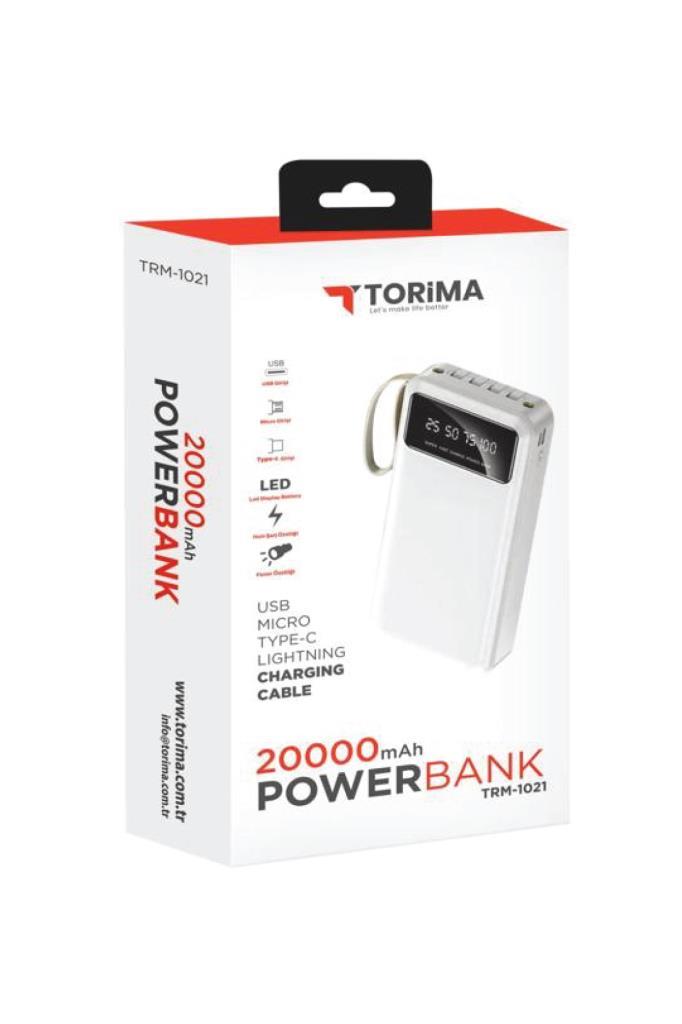 Torima%20TRM-1021%20Hızlı%20Şarj%20Özellikli%204%20Çıkışlı%2020.000%20Mah%20Powerbank%20Siyah