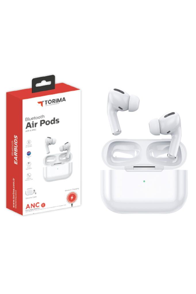 Torima%20TRM-AİR4%20Anc%20Özellikli%20Airpods%20Bluetooth%20Kulaklık%20Beyaz